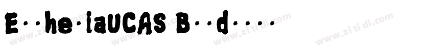 EuphemiaUCAS Bold字体转换